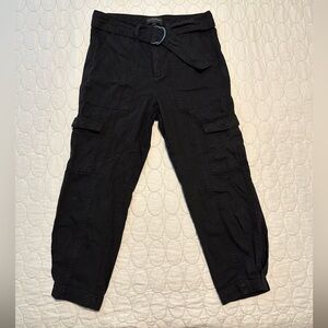 Banana Republic Black Cargo Pants